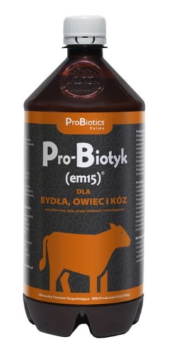 Pro-Biotyk (em15) DLA BYDŁA, OWIEC, KÓZ 1 L