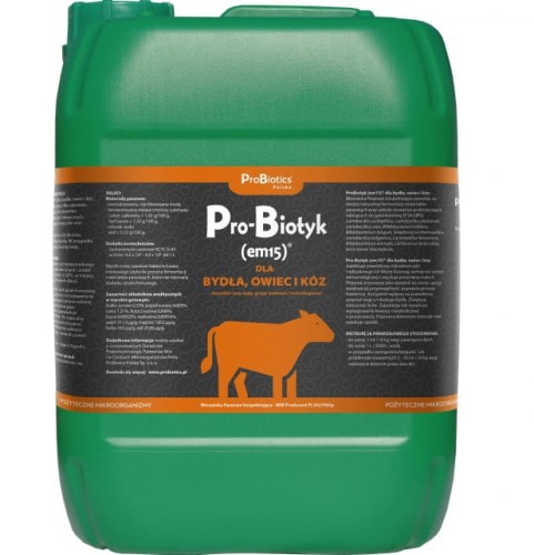 Pro-Biotyk (em15) DLA BYDŁA, OWIEC, KÓZ 10 L