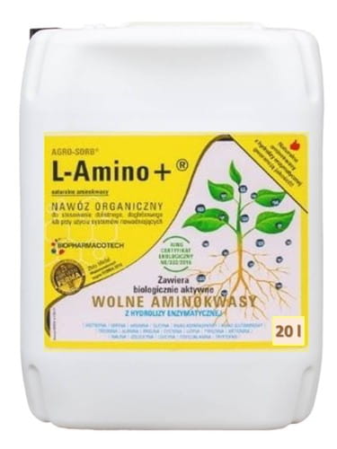 Aminokwasy L-AMINO+  AGRO-SORB 20 litrów