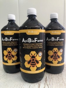  Probiotyk dla pszczół ApiBioFarma zastaw 3 x 1L